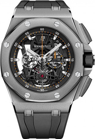 26407TI.GG.A002CA.01 Fake Audemars Piguet Royal Oak Offshore Tourbillon Chronograph 44 mm watch